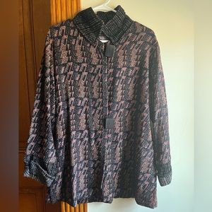 One-of-a-Kind Joyce Wilkerson Textile Coat